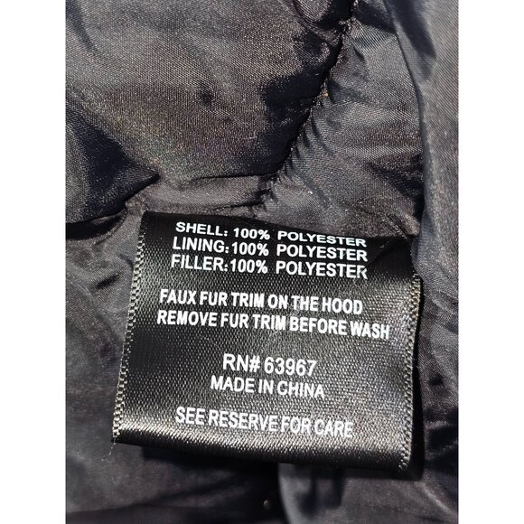 NWOT Spire By Galaxy Women's Navy Blue Jenar Heavyweight Coat Jacket Size S 2206 - Picture 9 of 15